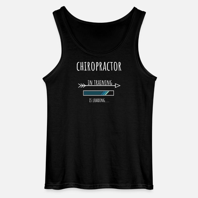Geschenk Beruf Ausbildung Chiropraktiker - Gildan Männer Tank Top - Schwarz