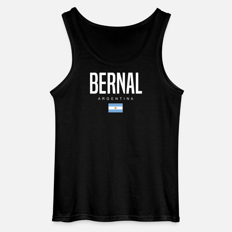 Bernal Argentinien Argentinier - Gildan Männer Tank Top - Schwarz