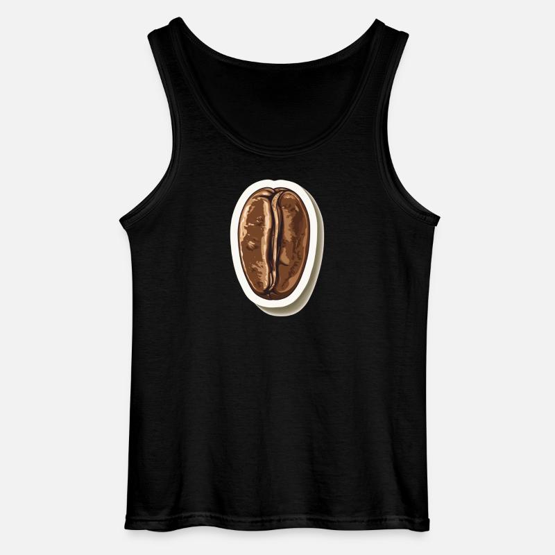 Kaffee - Gildan Männer Tank Top - Schwarz