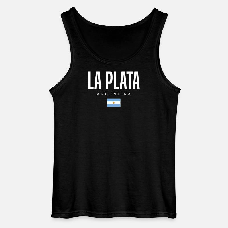 La Plata Argentinien Argentinier - Gildan Männer Tank Top - Schwarz