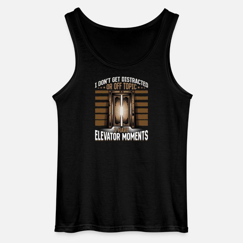 Elevator toddler & kids - Gildan Männer Tank Top - Schwarz