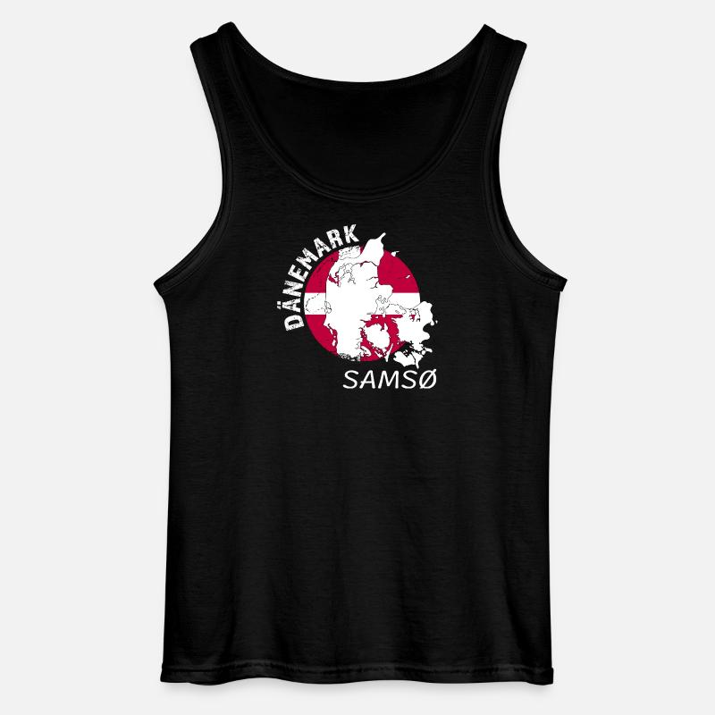 Samso - Gildan Men’s Tank Top - black