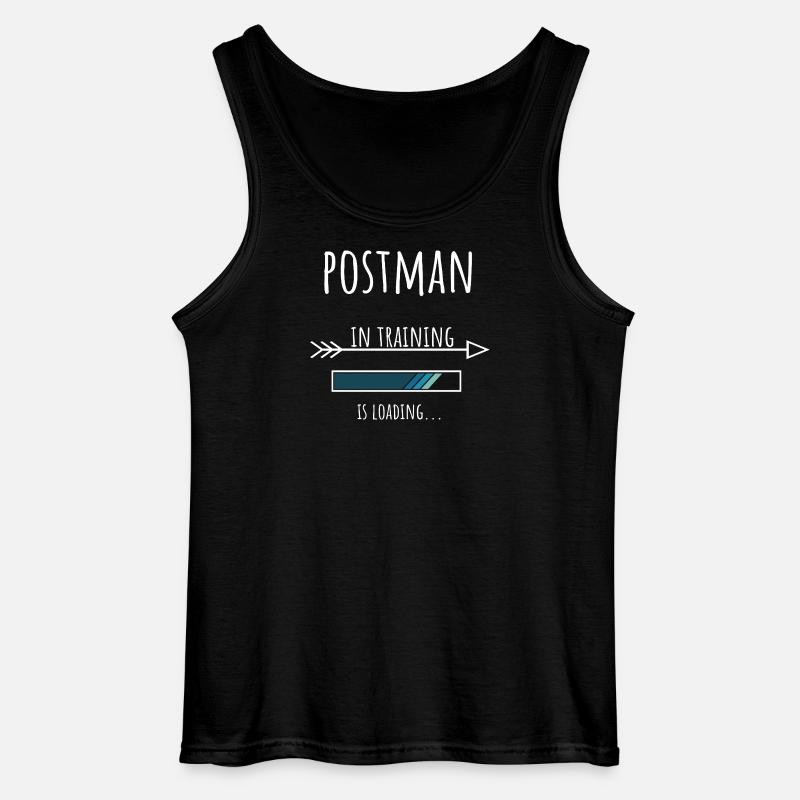 Postman Gift Profession Training Postman - Gildan Men’s Tank Top - black