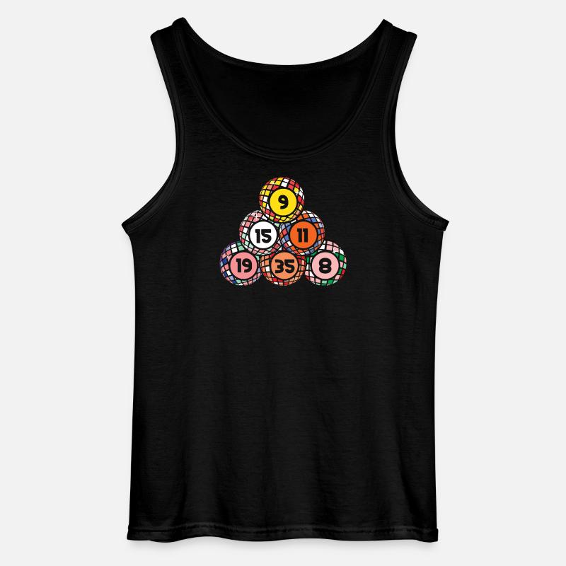 Bingo Game Bingo Balls Stack Bingo - Gildan Männer Tank Top - Schwarz