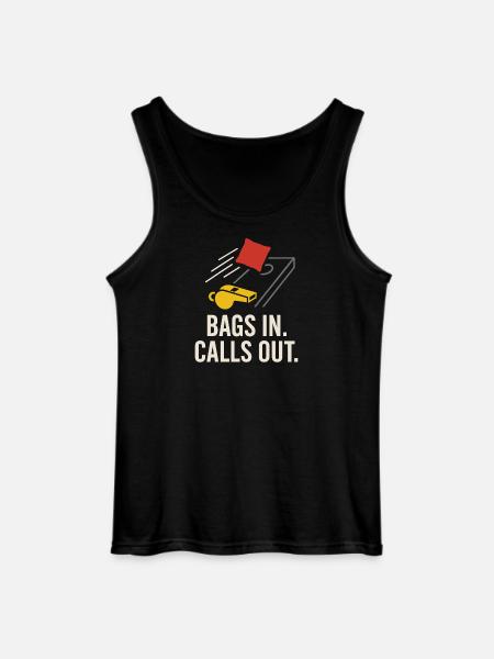 Cornhole Refere Officiel Dommer - Gildan tanktop til mænd - sort