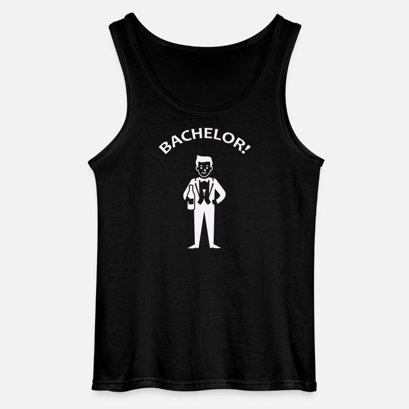 Feierlicher Junggesellenabschied Humor - Gildan Männer Tank Top - Schwarz
