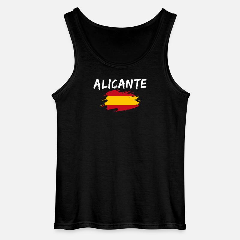 Alicante Spanien - Gildan Männer Tank Top - Schwarz
