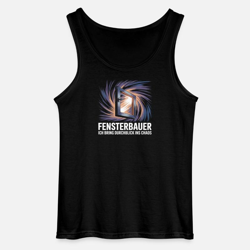 Fensterbauer - Gildan Männer Tank Top - Schwarz