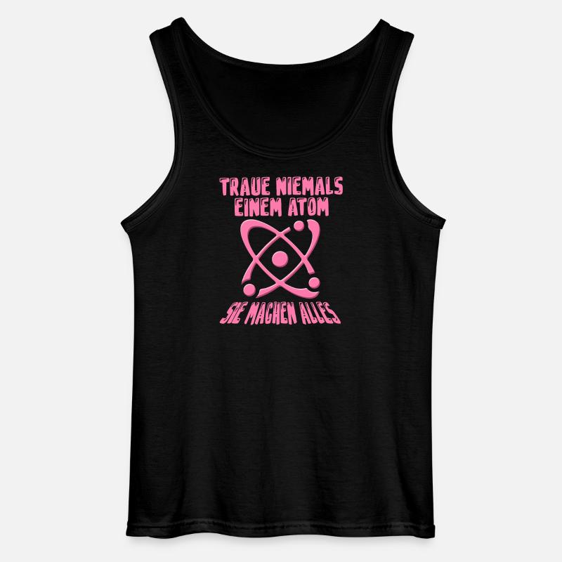 Physics Physicist Teacher Science Funny Saying - Gildan Men’s Tank Top - black