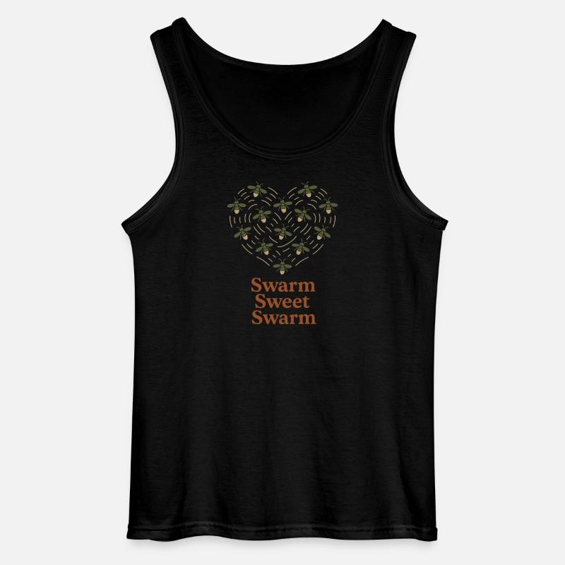 Firefly Summer Night Glow Bug Nostalgic - Gildan Männer Tank Top - Schwarz