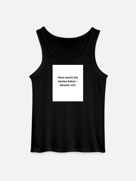 Bestemor baker de beste kakene – Bevis I - Gildan singlet for menn - svart