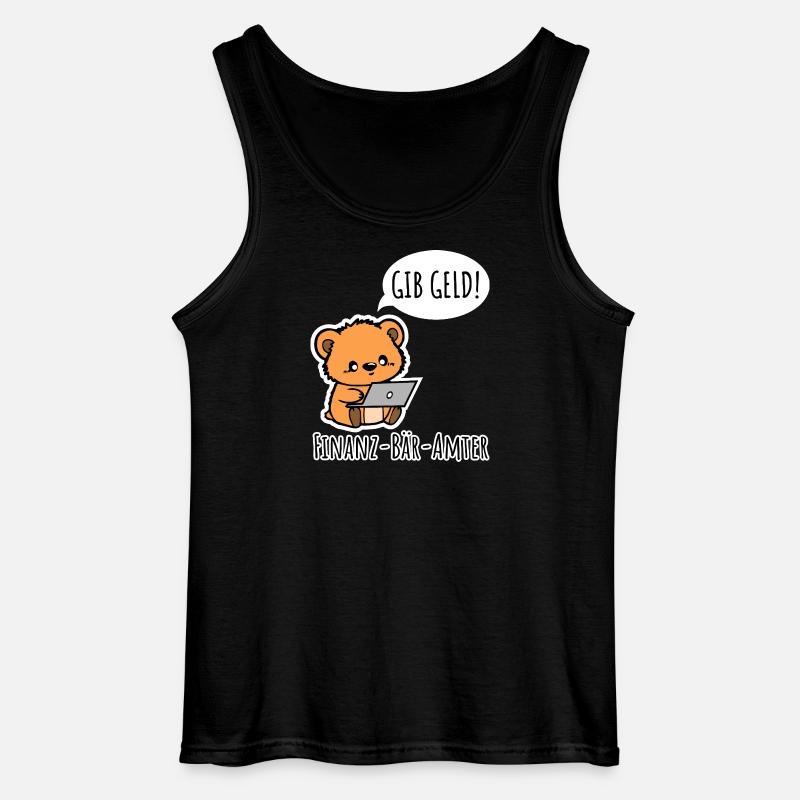 Finanz-Bär-Amter - GIB GELD! - Gildan Männer Tank Top - Schwarz