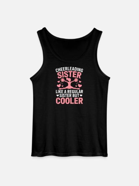Cheerleader Saying Funny Cheerleader Gift - Gildan Men’s Tank Top - black