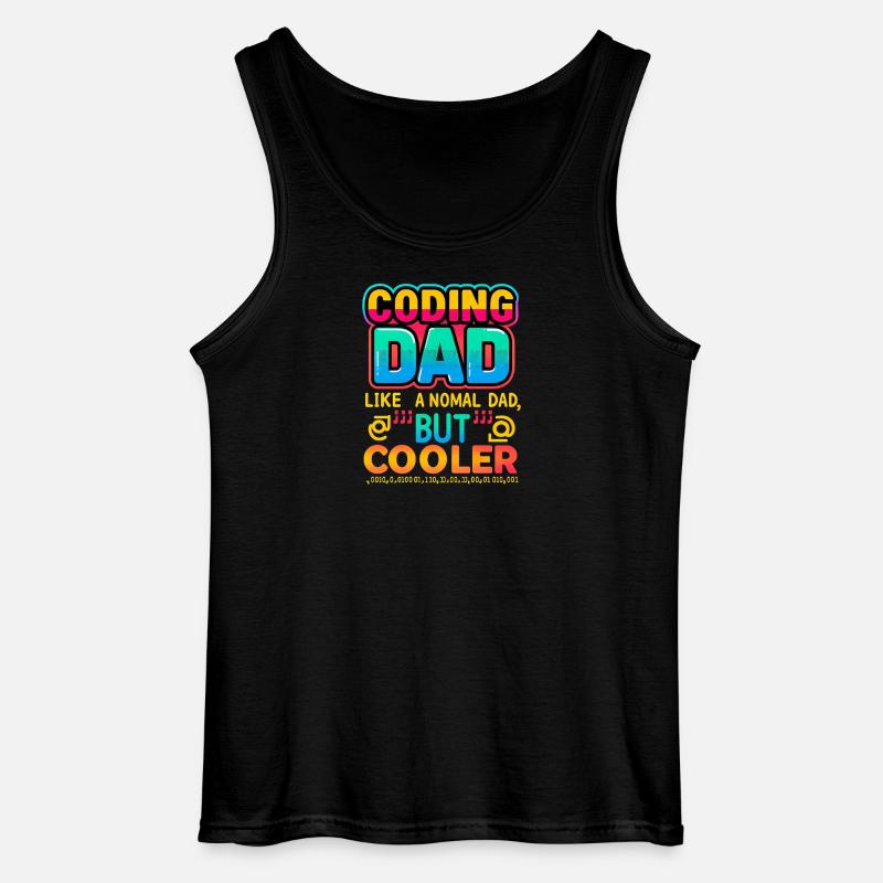 Programmieren Papa Cooler, Programmierer - Gildan Männer Tank Top - Schwarz