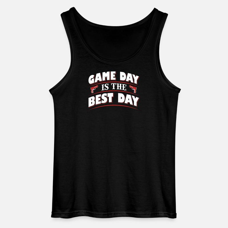 Game Day Ist Das Beste - Gildan Männer Tank Top - Schwarz