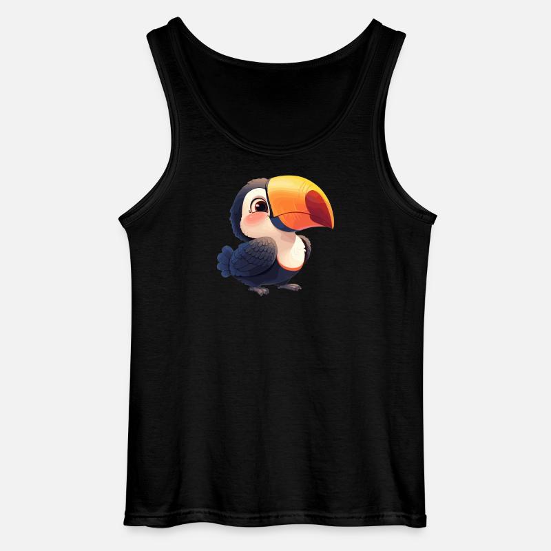 Tukane Tukan - Gildan Männer Tank Top - Schwarz