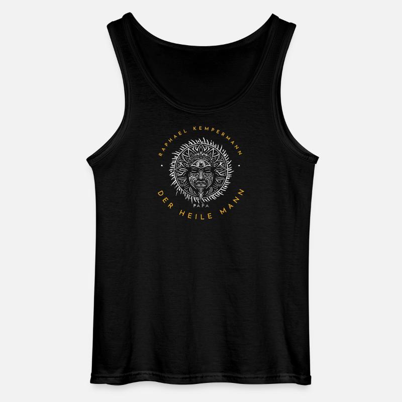 Raphael Kempermann "Der heile Mann" - Gildan Männer Tank Top - Schwarz