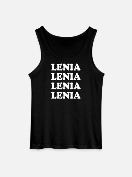 Lenia as a name - Gildan Men’s Tank Top - black