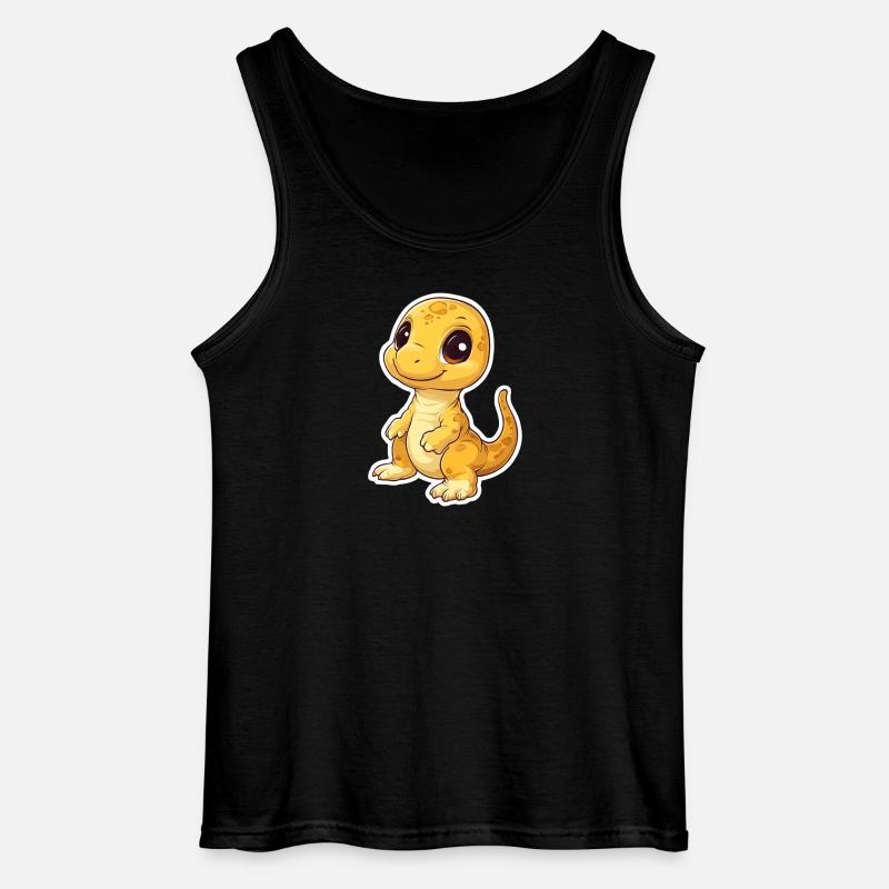 Dinosaurier - Gildan Männer Tank Top - Schwarz