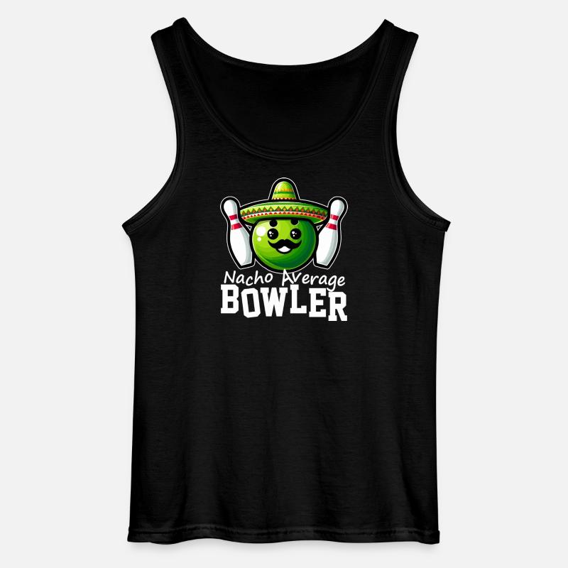 Nacho Bowler Bunt Sombrero - Gildan Männer Tank Top - Schwarz