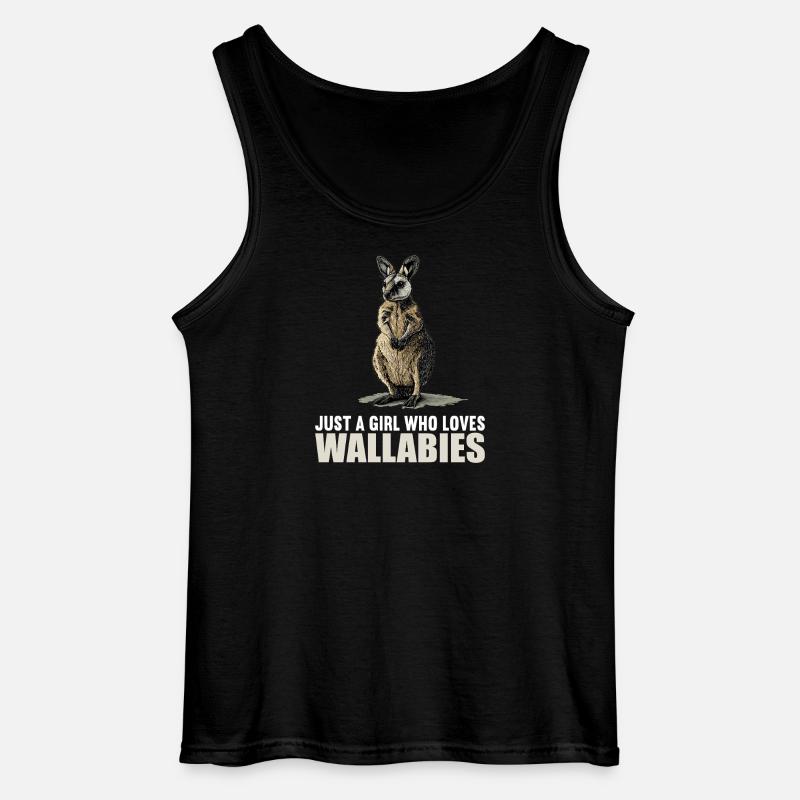 Wallabys Wallaby - Gildan Männer Tank Top - Schwarz