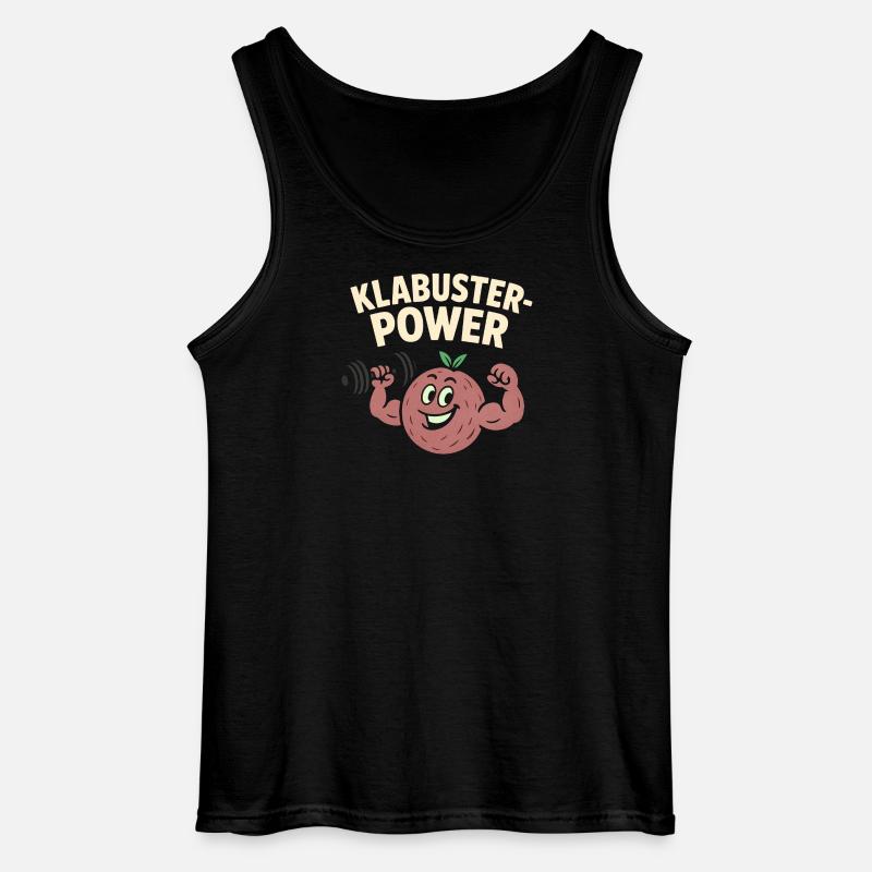 Klabuster Power Frucht-Training Klabusterbeeren  - Gildan Männer Tank Top - Schwarz