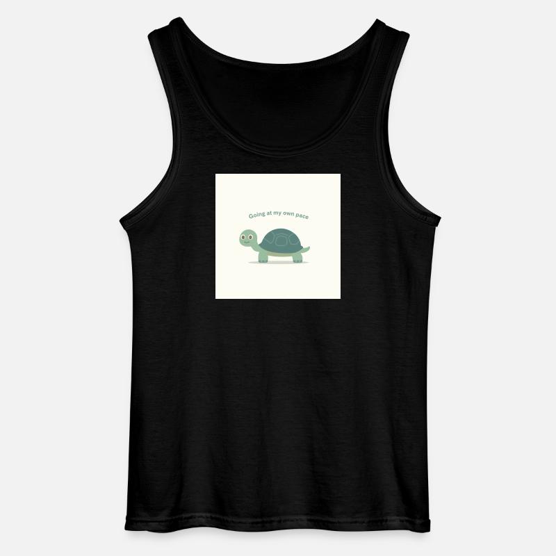 Turtle  - Gildan Männer Tank Top - Schwarz