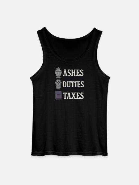 Leichenwissenschaft Dunkler Humor Tod Positiv - Gildan Männer Tank Top - Schwarz