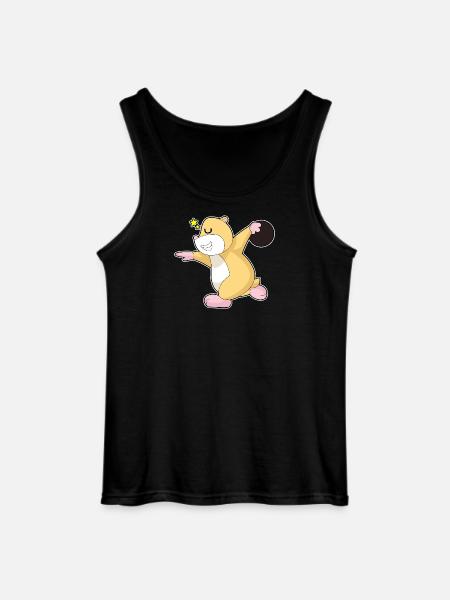 Hamster Bowling Bowlingkugel - Gildan Männer Tank Top - Schwarz