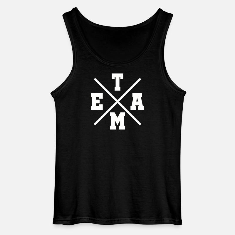 Team - Gildan Männer Tank Top - Schwarz