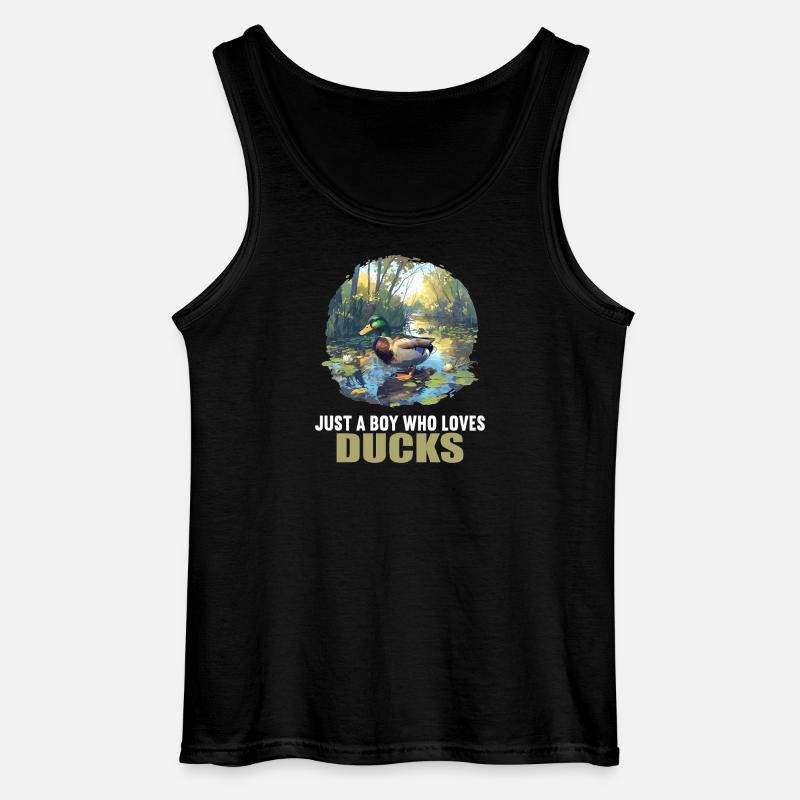 Ducks Duck - Gildan Men’s Tank Top - black