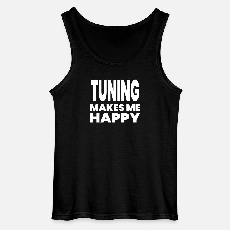 Tuning - Gildan Männer Tank Top - Schwarz