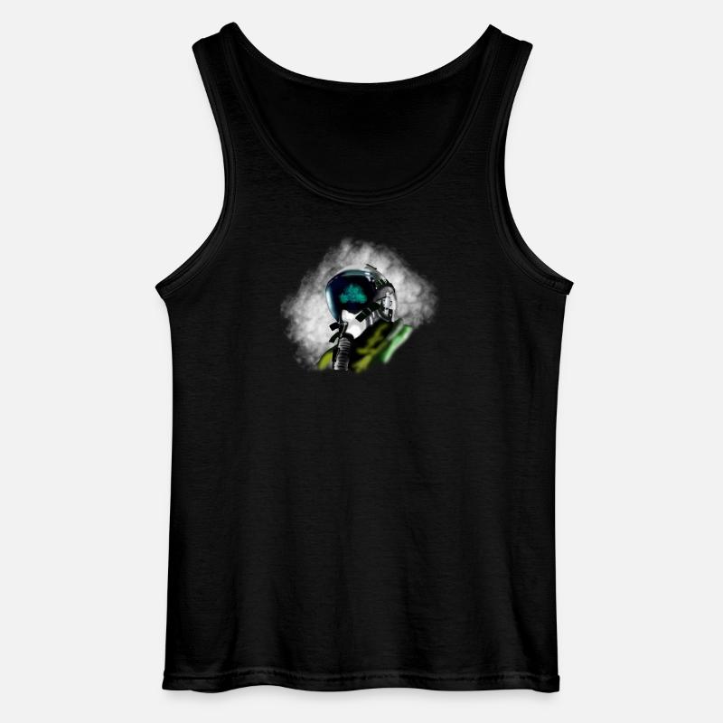 Jet Pilot - Gildan Männer Tank Top - Schwarz
