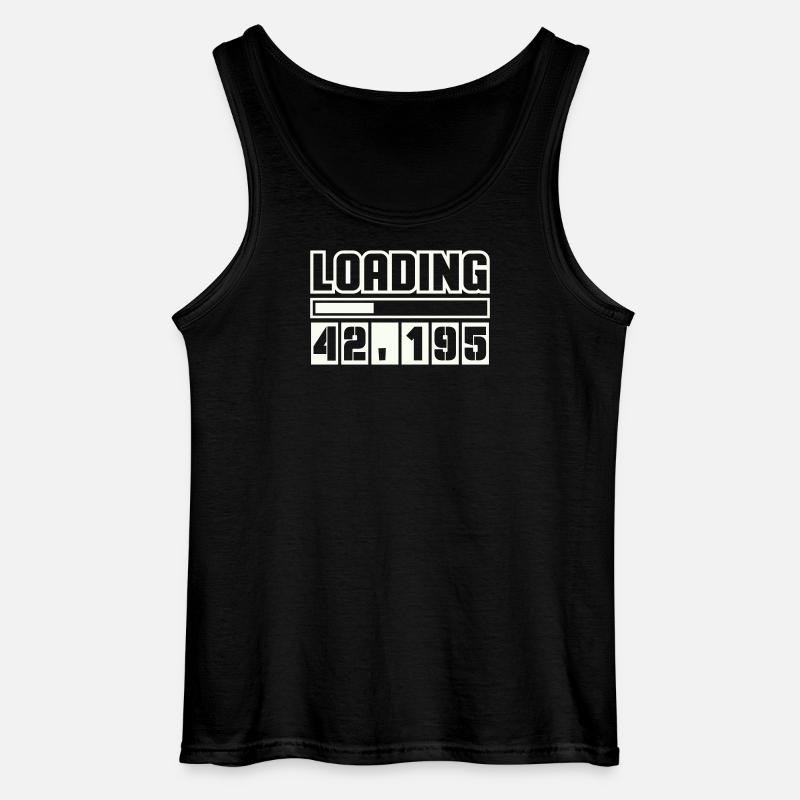 Loading 42,195 Marathon - Gildan Men’s Tank Top - black
