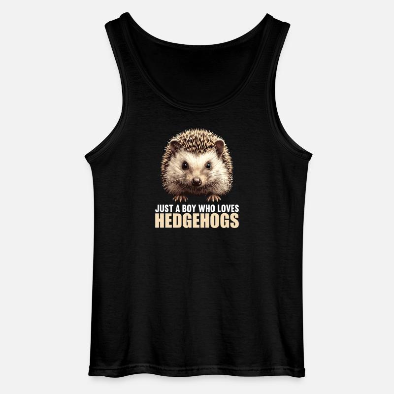 Igel - Gildan Männer Tank Top - Schwarz