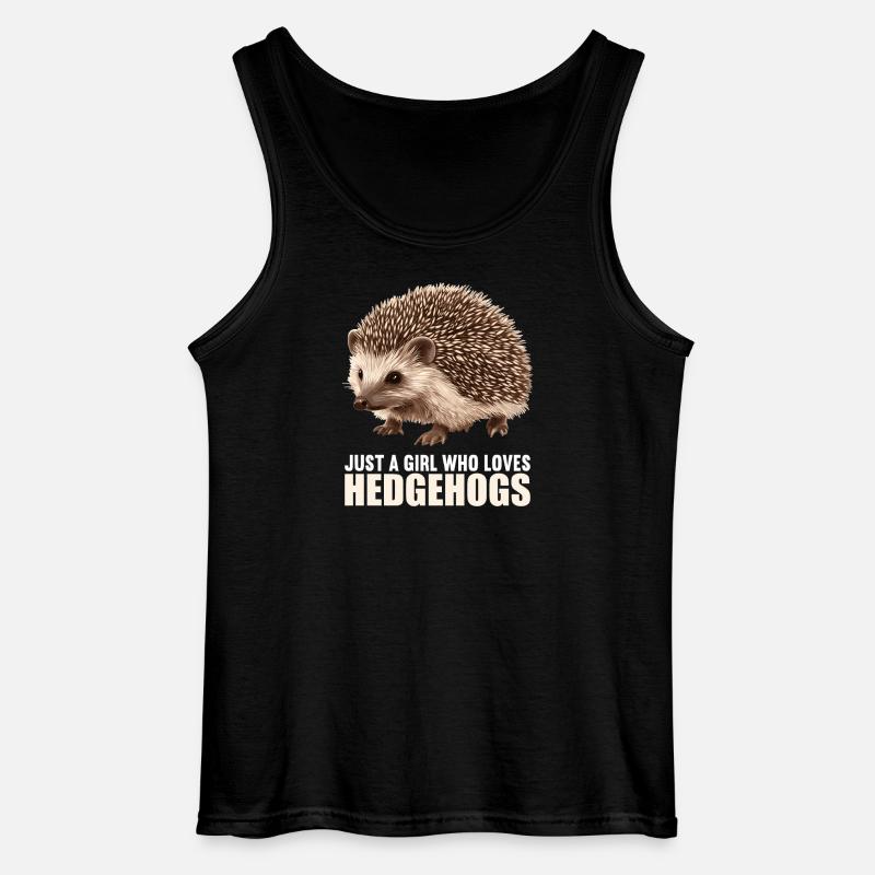 Igel - Gildan Männer Tank Top - Schwarz