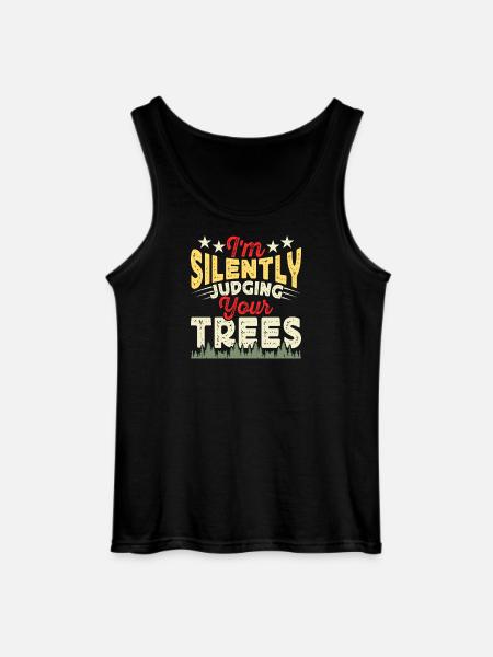 Baumpfleger Holzarbeiter Waldarbeiter Geschenk - Gildan Männer Tank Top - Schwarz