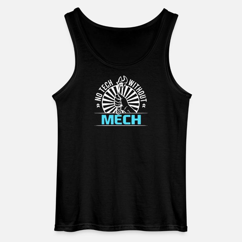 Mechanical Engineering Mechanical Engineer - Gildan Men’s Tank Top - black