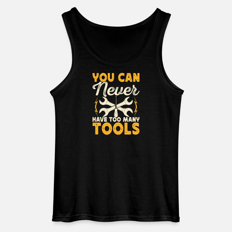 Car Mechanic Mechatronics Technician Gift - Gildan Men’s Tank Top - black
