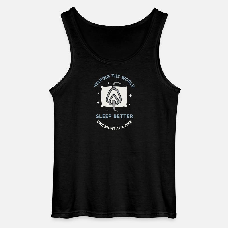 Schlaftechnologe Polysomnographic Tech Rpsgt - Gildan Männer Tank Top - Schwarz