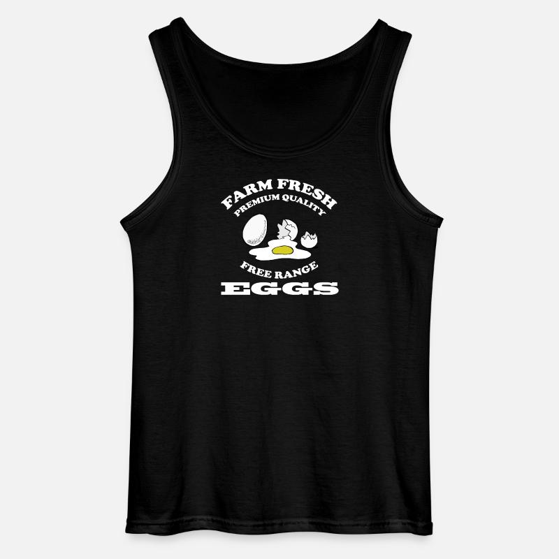 EGGS - Gildan Männer Tank Top - Schwarz