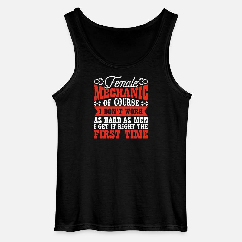 Mechaniker Mechatroniker Schrauber Geschenk - Gildan Männer Tank Top - Schwarz