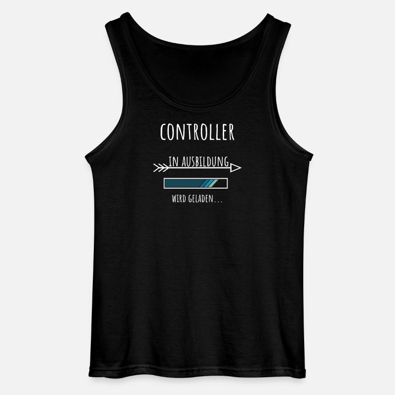 Controlling Studium Beruf Ausbildung Controller - Gildan Männer Tank Top - Schwarz