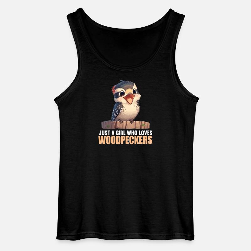 Spechte Specht - Gildan Männer Tank Top - Schwarz