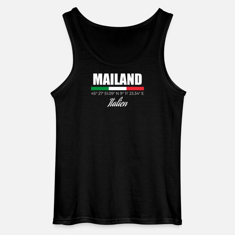 Mailand - Gildan Männer Tank Top - Schwarz