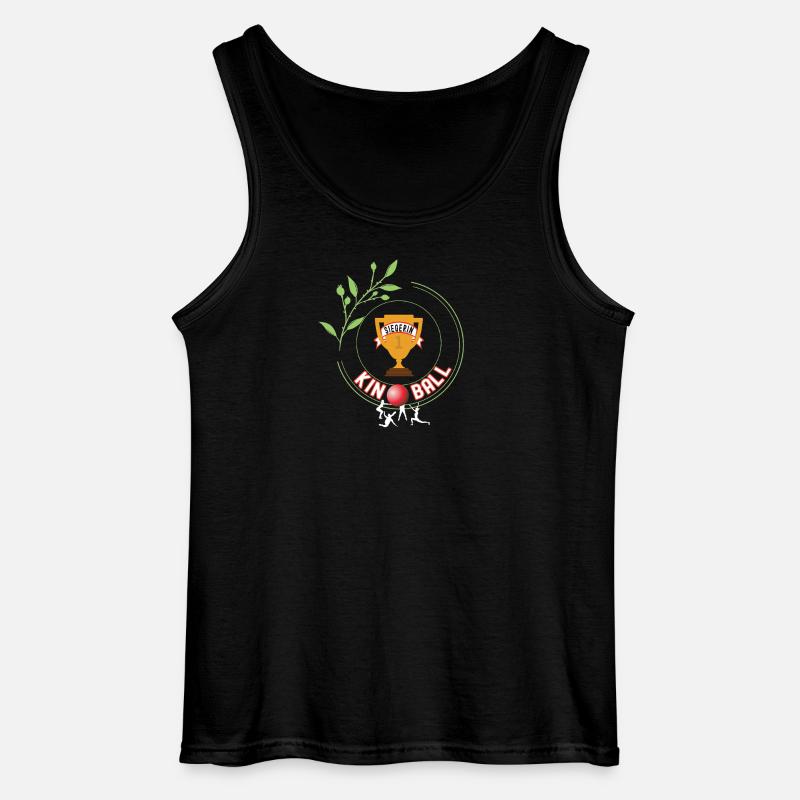 Kinball Siegerin Gewinner Turnier Meisterschaft - Gildan Männer Tank Top - Schwarz