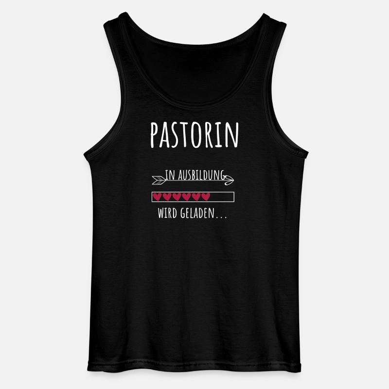 Theologie Studentin Beruf Ausbildung Pastorin - Gildan Männer Tank Top - Schwarz