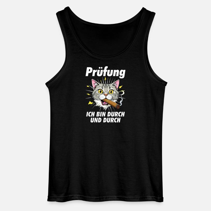 KATZE Zigarre Prüfung - Gildan Männer Tank Top - Schwarz