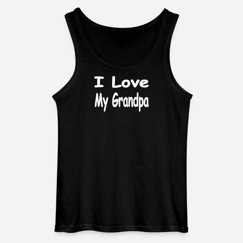 Opa - Gildan Männer Tank Top - Schwarz