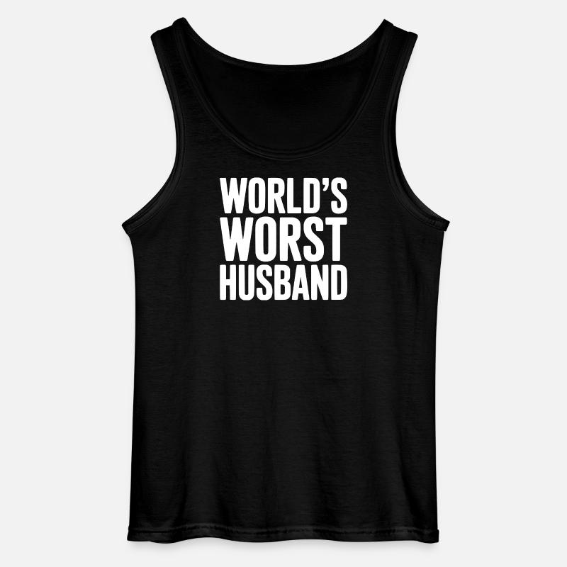 Der schlimmste Ehemann der Welt - Gildan Männer Tank Top - Schwarz